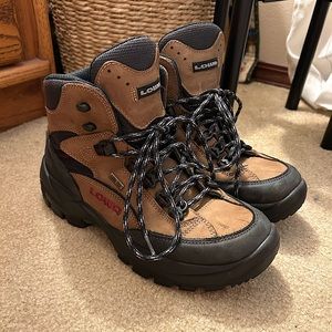 LOWA Gore-Tex brown hiking boots
